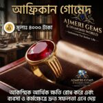 আফ্রিকান গোমেদ পাথরের আংটি